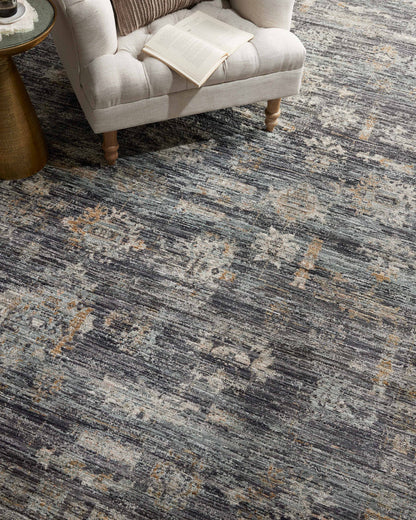 The Rug Corner Jean Stoffer x Loloi Jean Stoffer - Katherine Ink / Jade Area Rug
