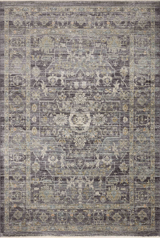 The Rug Corner Jean Stoffer x Loloi Jean Stoffer - Katherine Midnight  / Tobacco Area Rug