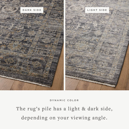 The Rug Corner Jean Stoffer x Loloi Jean Stoffer - Katherine Midnight  / Tobacco Area Rug