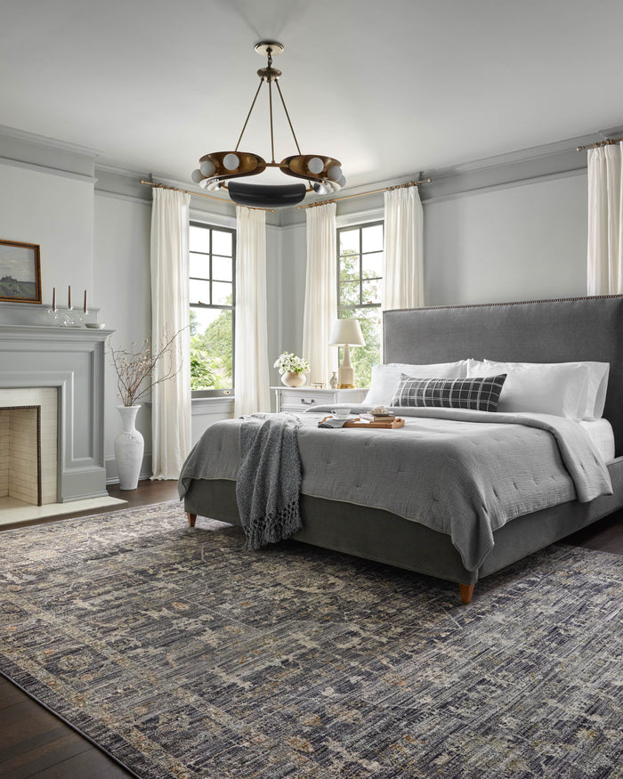The Rug Corner Jean Stoffer x Loloi Jean Stoffer - Katherine Midnight  / Tobacco Area Rug