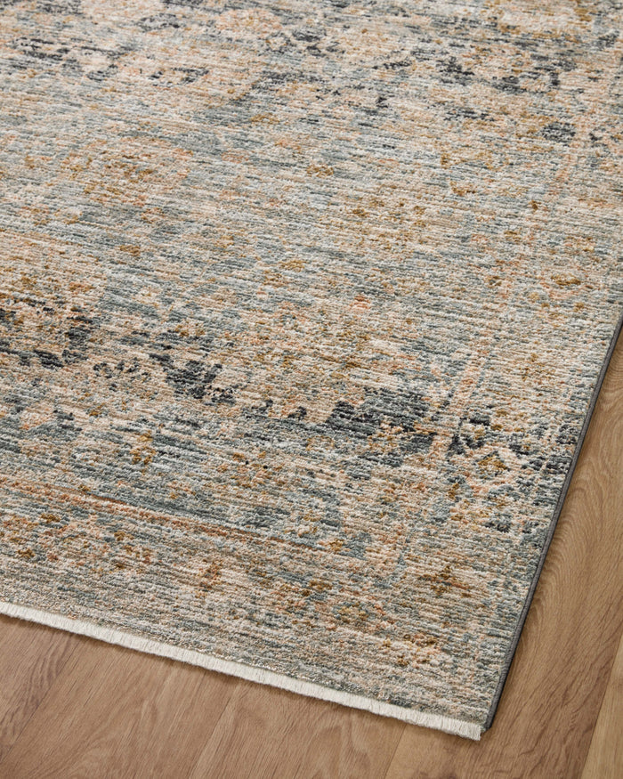 The Rug Corner Jean Stoffer x Loloi Jean Stoffer - Katherine Ocean / Coral Area Rug