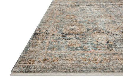 The Rug Corner Jean Stoffer x Loloi Jean Stoffer - Katherine Ocean / Coral Area Rug