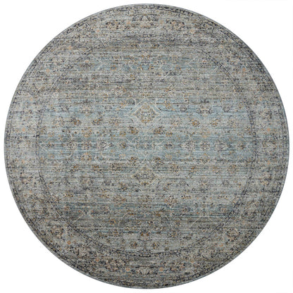 The Rug Corner Jean Stoffer x Loloi Jean Stoffer - Katherine Ocean / Gold Area Rug