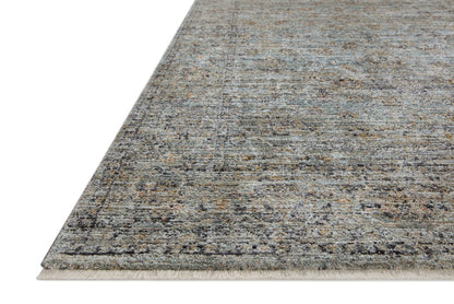 The Rug Corner Jean Stoffer x Loloi Jean Stoffer - Katherine Ocean / Gold Area Rug