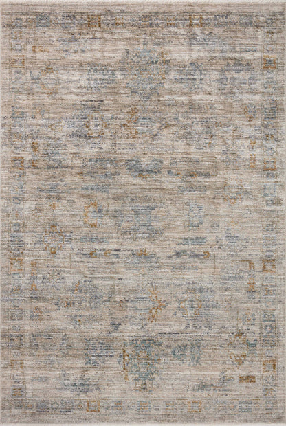 The Rug Corner Jean Stoffer x Loloi Jean Stoffer - Katherine Pebble / Ocean Area Rug