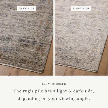 The Rug Corner Jean Stoffer x Loloi Jean Stoffer - Katherine Pebble / Ocean Area Rug