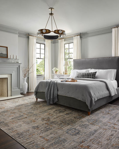 The Rug Corner Jean Stoffer x Loloi Jean Stoffer - Katherine Pebble / Ocean Area Rug