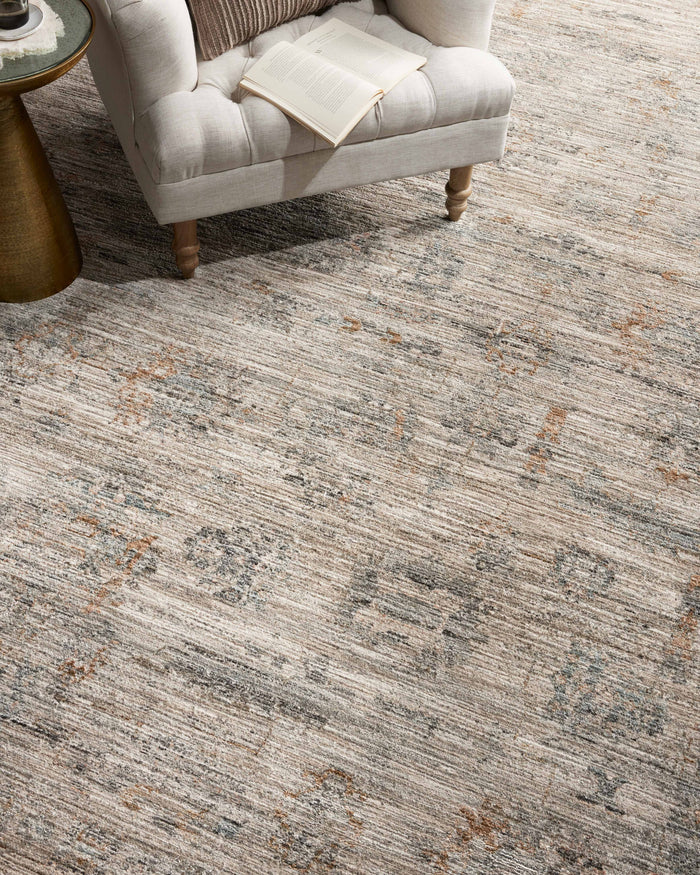The Rug Corner Jean Stoffer x Loloi Jean Stoffer - Katherine Pebble / Ocean Area Rug