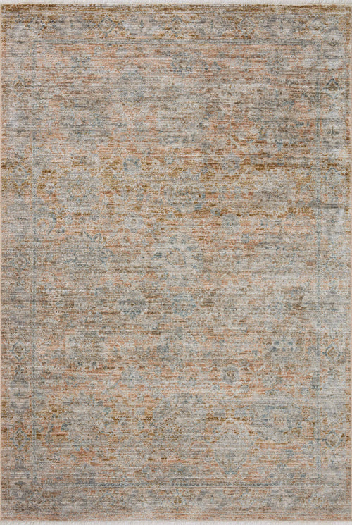 The Rug Corner Jean Stoffer x Loloi Jean Stoffer - Katherine Terracotta / Smoke Area Rug