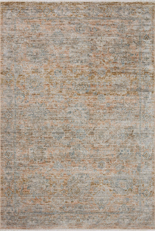 The Rug Corner Jean Stoffer x Loloi Jean Stoffer - Katherine Terracotta / Smoke Area Rug
