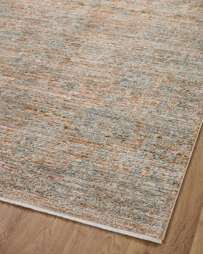 The Rug Corner Jean Stoffer x Loloi Jean Stoffer - Katherine Terracotta / Smoke Area Rug