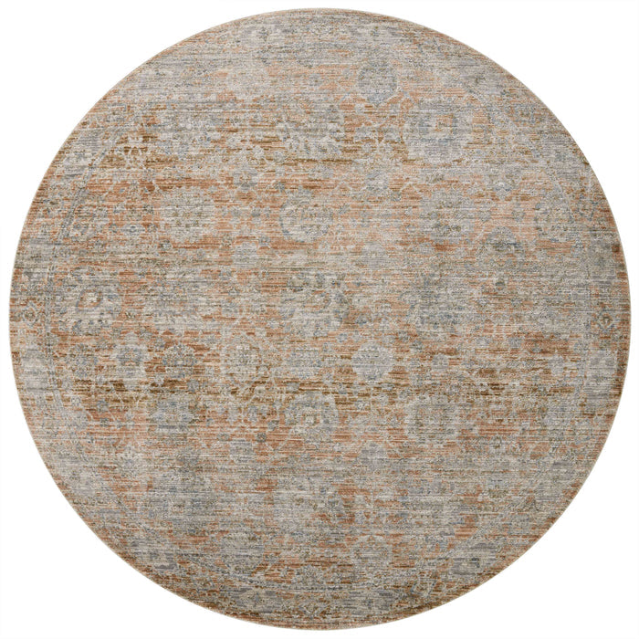 The Rug Corner Jean Stoffer x Loloi Jean Stoffer - Katherine Terracotta / Smoke Area Rug