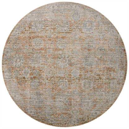 The Rug Corner Jean Stoffer x Loloi Jean Stoffer - Katherine Terracotta / Smoke Area Rug