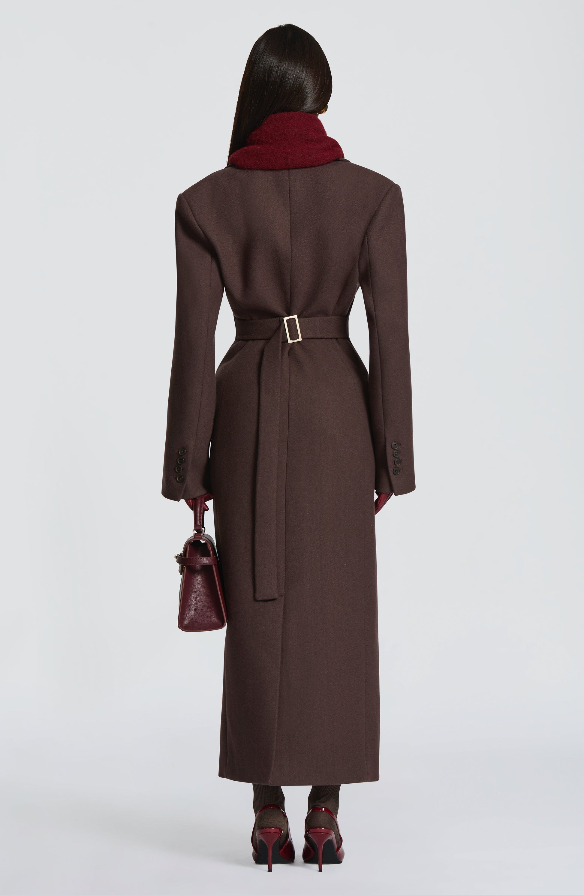 Jeanie Scarf - Burgundy