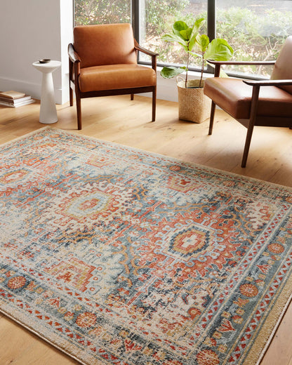 The Rug Corner Loloi II Jocelyn Mist / Multi