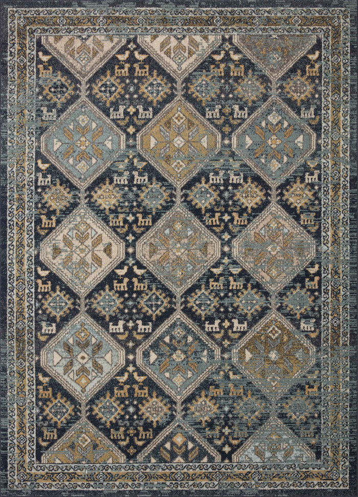 The Rug Corner Loloi II Jocelyn Navy / Blue