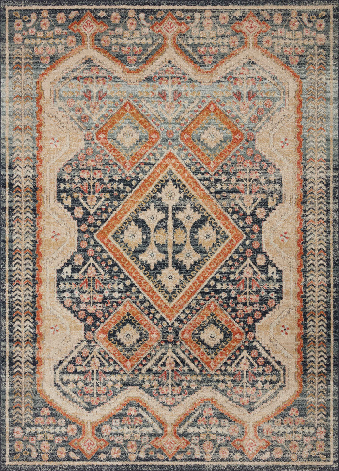 The Rug Corner Loloi II Jocelyn Navy / Multi