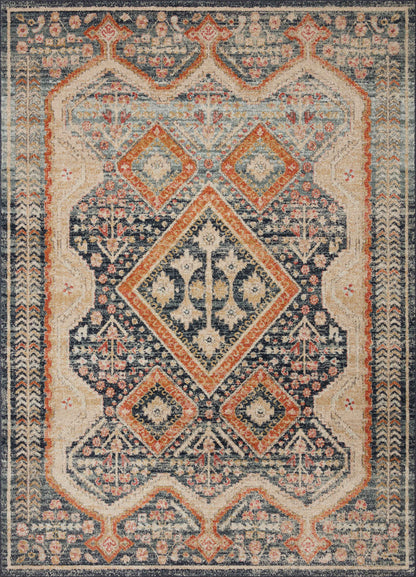 The Rug Corner Loloi II Jocelyn Navy / Multi