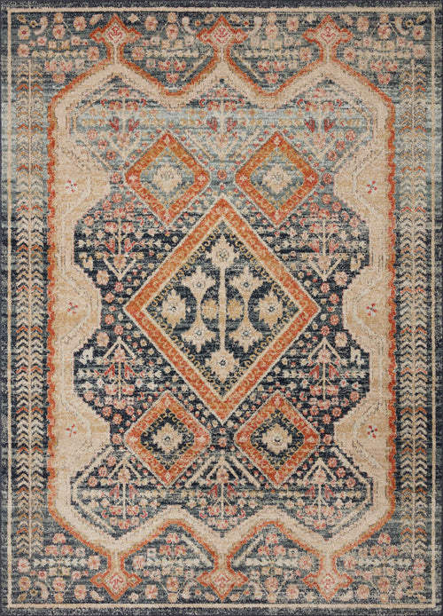 The Rug Corner Loloi II Jocelyn Navy / Multi