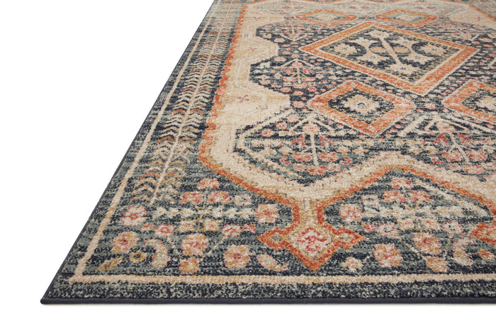 The Rug Corner Loloi II Jocelyn Navy / Multi