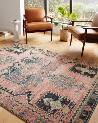 The Rug Corner Loloi II Jocelyn Rose / Rose