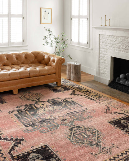 The Rug Corner Loloi II Jocelyn Rose / Rose