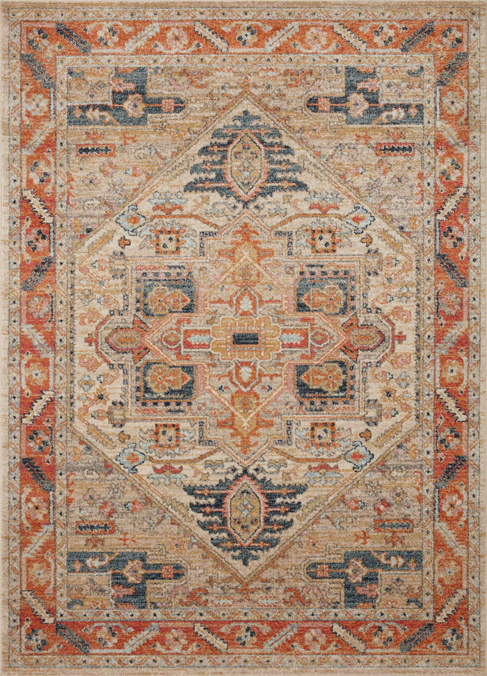 The Rug Corner Loloi II Jocelyn Sand / Multi