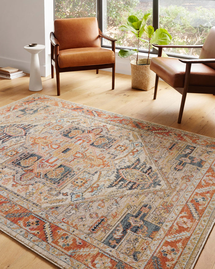 The Rug Corner Loloi II Jocelyn Sand / Multi