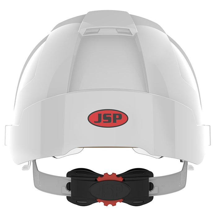 JSP EVO VISTAlens Safety Helmet with Integrated Eyewear - Vented - Wheel Ratchet