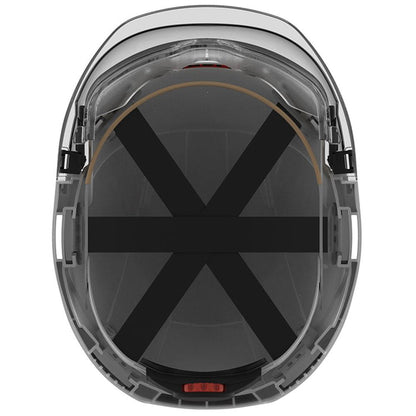 JSP EVO VISTAshield Dualswitch Safety Helmet with Integrated Faceshield & CR2 Reflective - Vented - Wheel Ratchet
