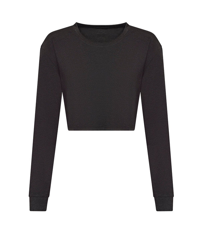 JT016 Women'S Long Sleeve Cropped T