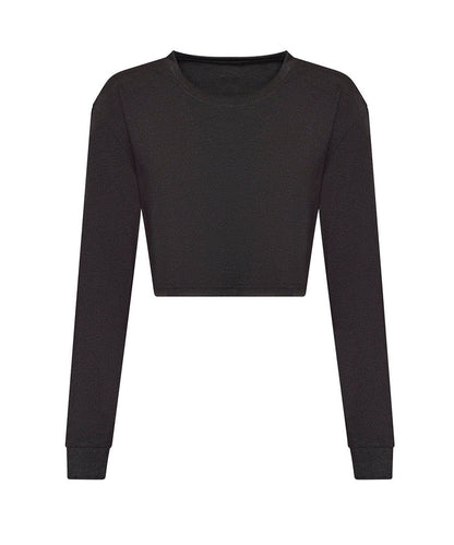 JT016 Women'S Long Sleeve Cropped T