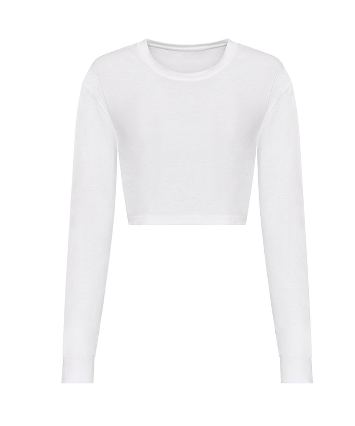 JT016 Women'S Long Sleeve Cropped T