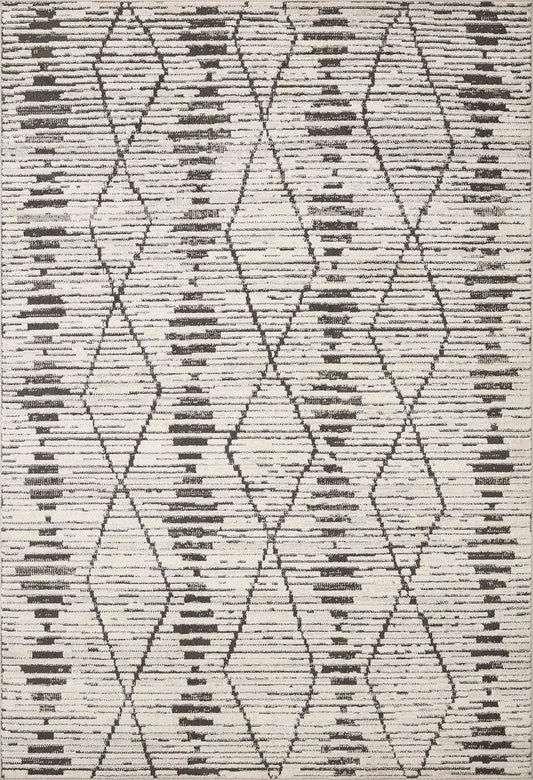 The Rug Corner Loloi II Kamala Charcoal / Dove