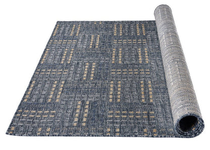 Knots 964 Area Rug - 8' x 10' - Denim - Wichita Home Outlet