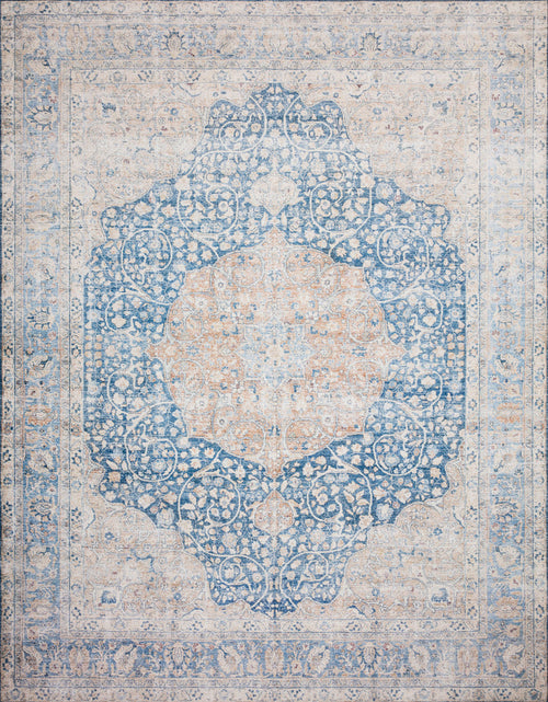 The Rug Corner Loloi II Layla Blue / Tangerine