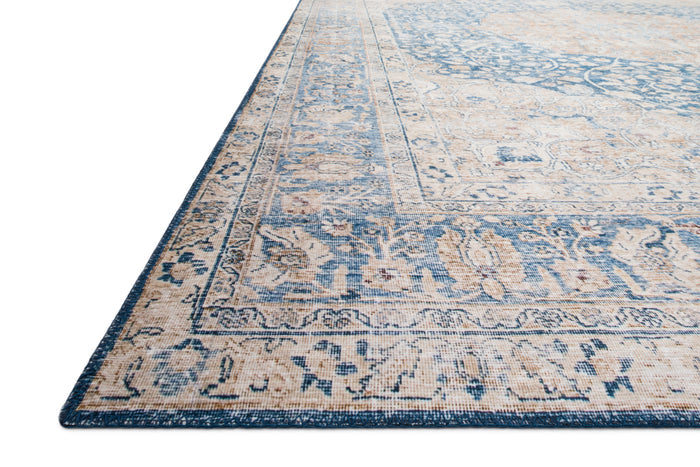 The Rug Corner Loloi II Layla Blue / Tangerine