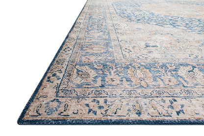 The Rug Corner Loloi II Layla Blue / Tangerine
