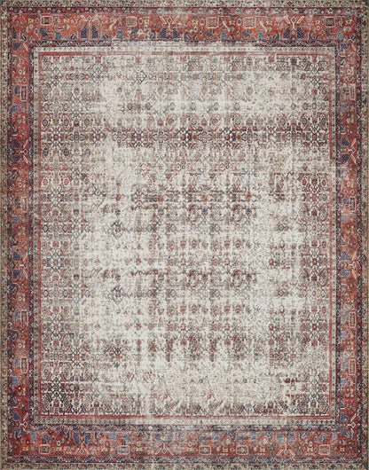 The Rug Corner Loloi II Layla Ivory / Brick