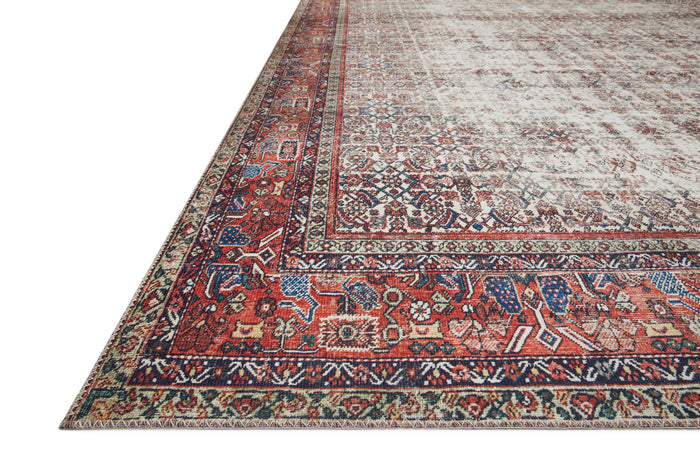 The Rug Corner Loloi II Layla Ivory / Brick