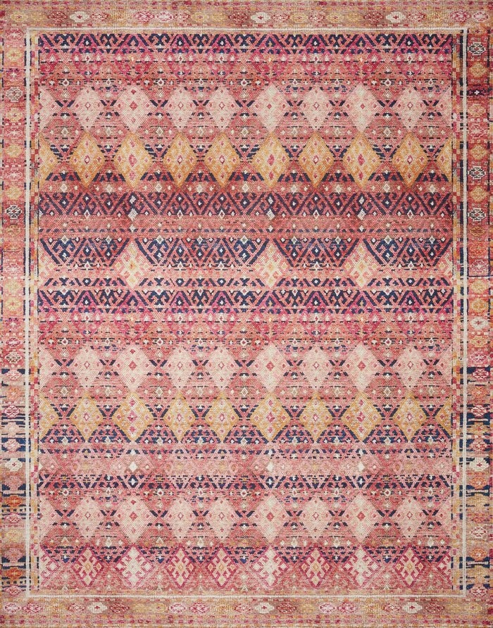 The Rug Corner Loloi II Layla Magenta / Multi