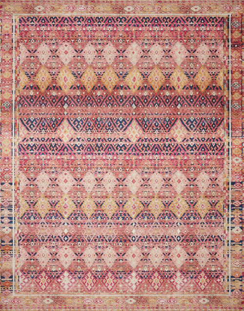 The Rug Corner Loloi II Layla Magenta / Multi