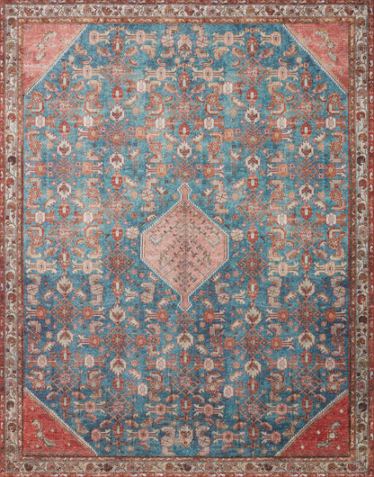 The Rug Corner Loloi II Layla Marine / Clay