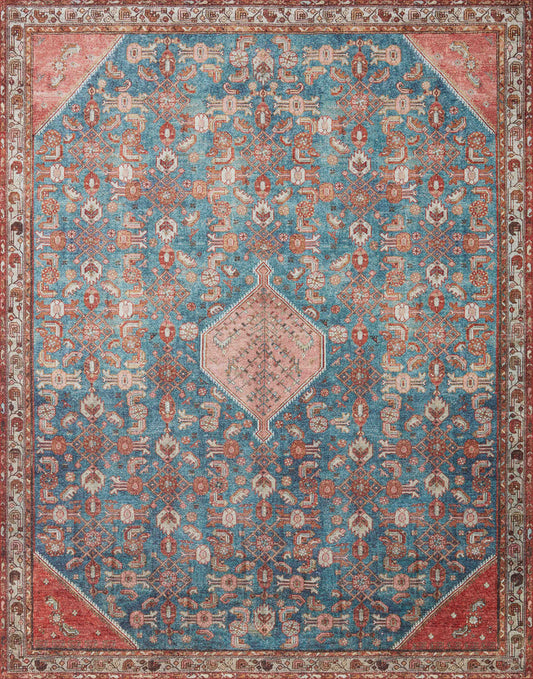 The Rug Corner Loloi II Layla Marine / Clay