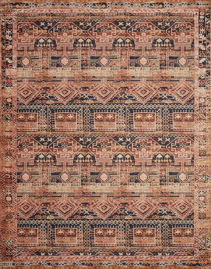 The Rug Corner Loloi II Layla Mocha / Blush