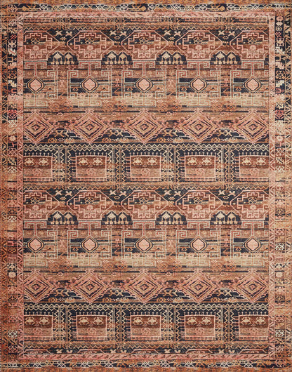 The Rug Corner Loloi II Layla Mocha / Blush