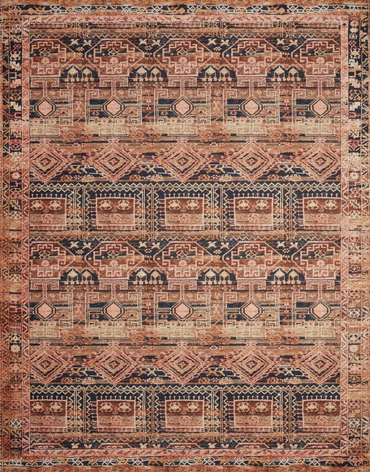 The Rug Corner Loloi II Layla Mocha / Blush