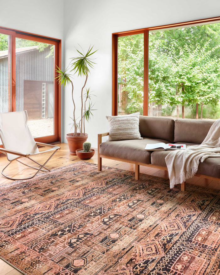 The Rug Corner Loloi II Layla Mocha / Blush