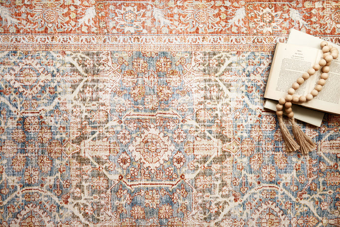 The Rug Corner Loloi II Layla Ocean / Rust