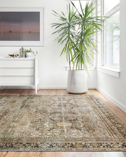 The Rug Corner Loloi II Layla Olive / Charcoal